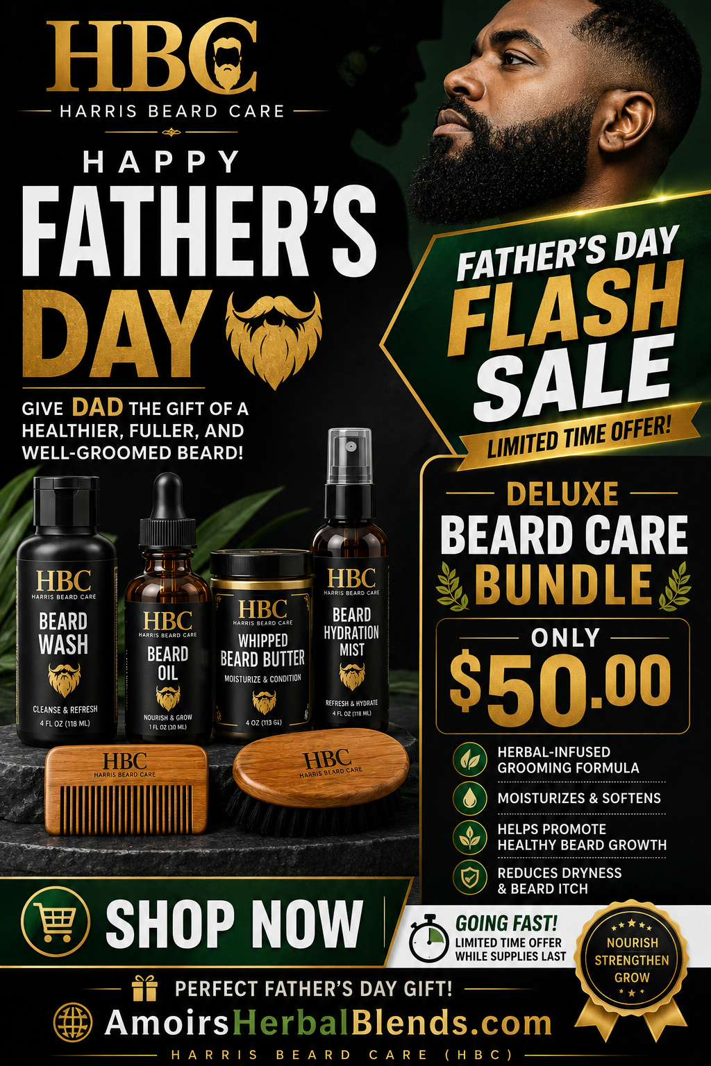 HBC DELUXE BEARD BUNDLE