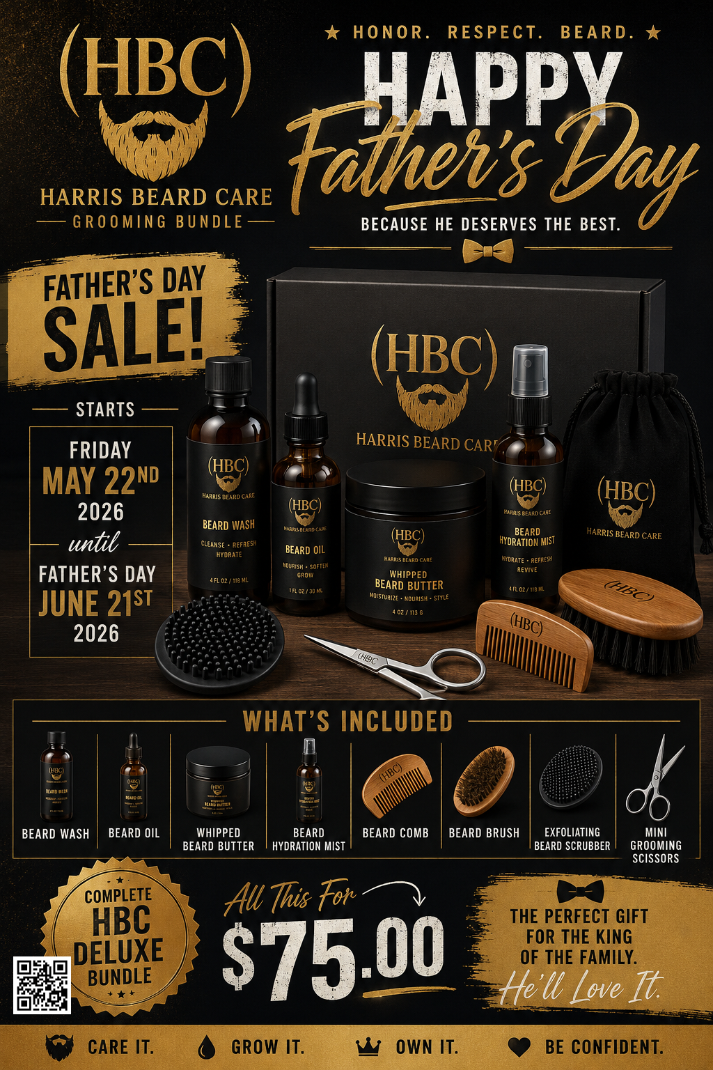 HBC DELUXE BEARD BUNDLE